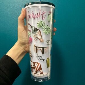 Starbucks california venti Travel Tumbler with Straw *as is*
